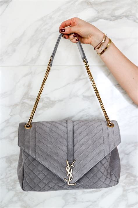 light grey ysl bag|ysl grey small handbag.